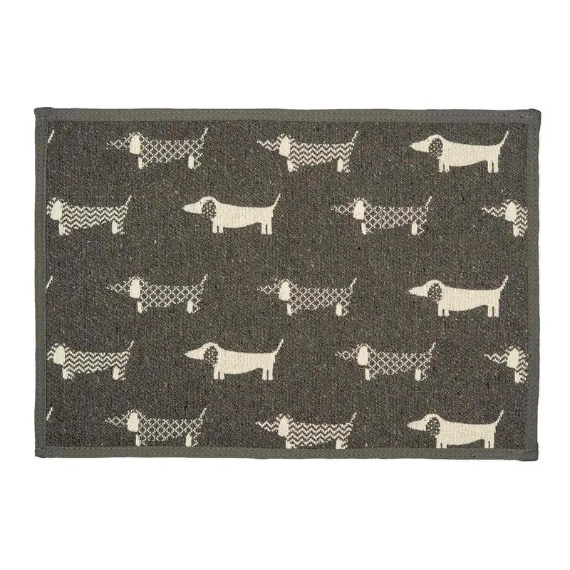 Loving Pets Fashion Pet Food & Water Mat Multi Pup