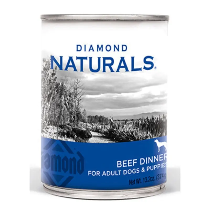 Diamond Natural Beef Dinner Wet Dog Food, 13 oz