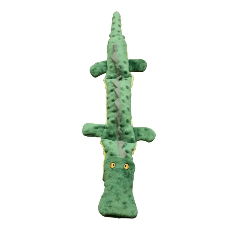 Spot Ethical Pet Dog Toy Skinneeez Extreme Triple Squeak Crocodile 25In