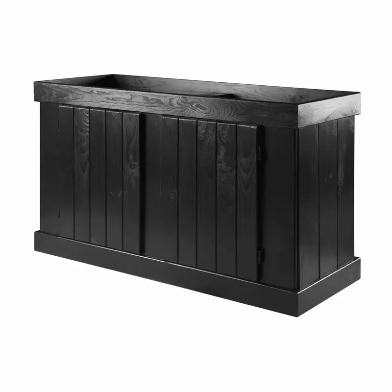 Aqueon Pine Aquarium Stands Black 48 x 18 Inches SD-4