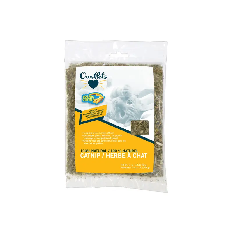 OurPets Cosmic Catnip 100% Natural Catnip 0.5oz bag