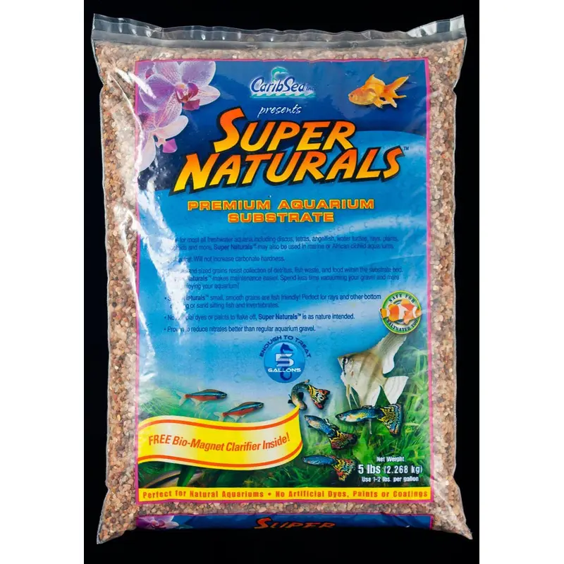 CaribSea Super Naturals Peace River Aquarium Gravel 5 lb