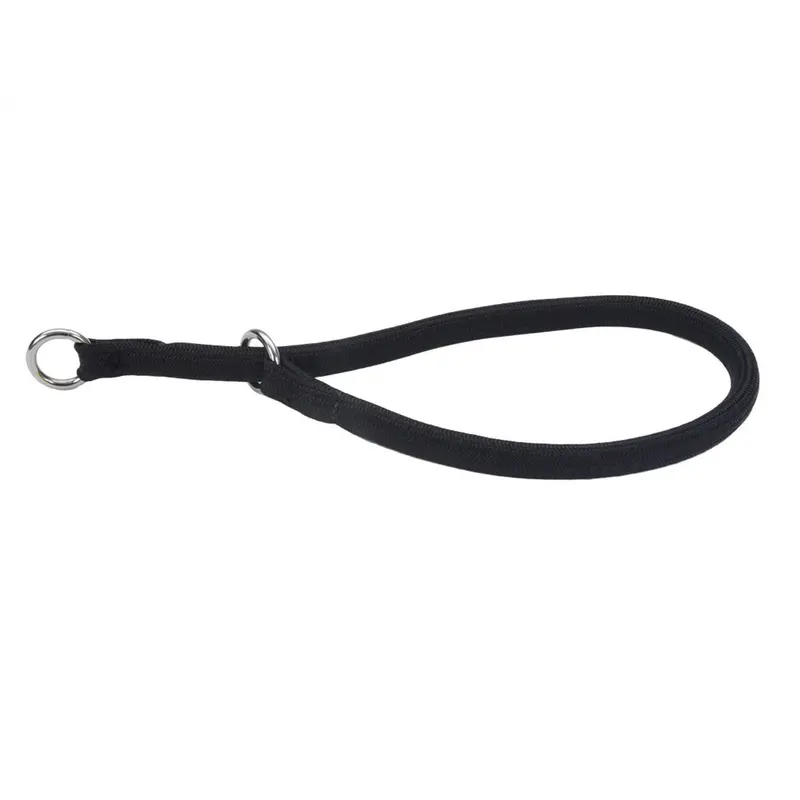 Coastal Round Nylon Training Dog Collar Black 3/8 in x 18 in