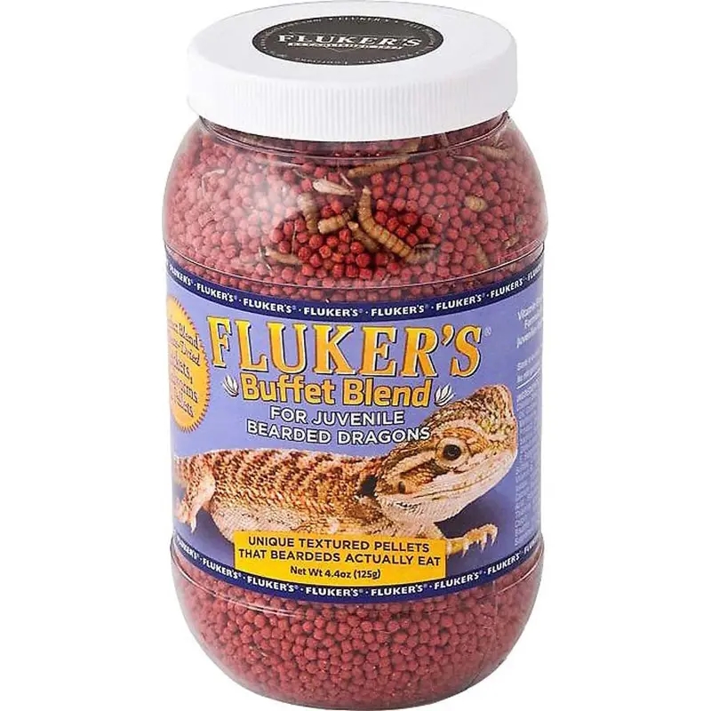 Fluker's Buffet Blend Juvenile Bearded Dragon Formula Freeze Dried Food 4.4 oz