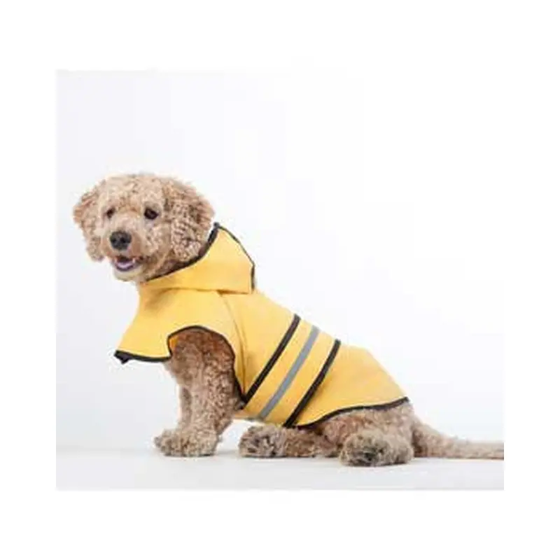 Ethical Pet Fashion Lookin' Good Rainy Days Slicker Yellow Raincoat-small-
