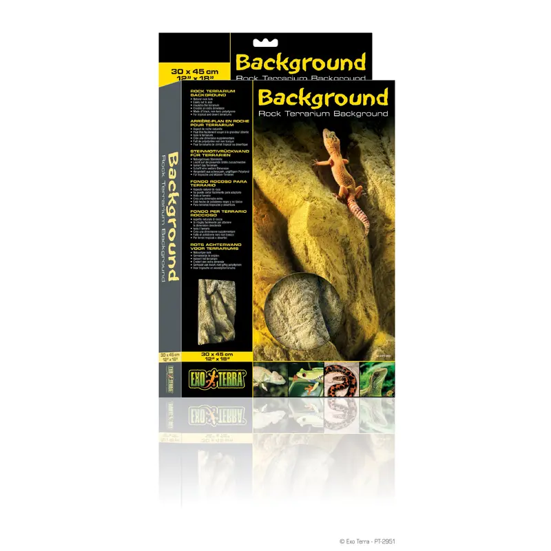 Exo Terra Rock Terrarium Backgrounds - 12" x 18" - Pt2951 