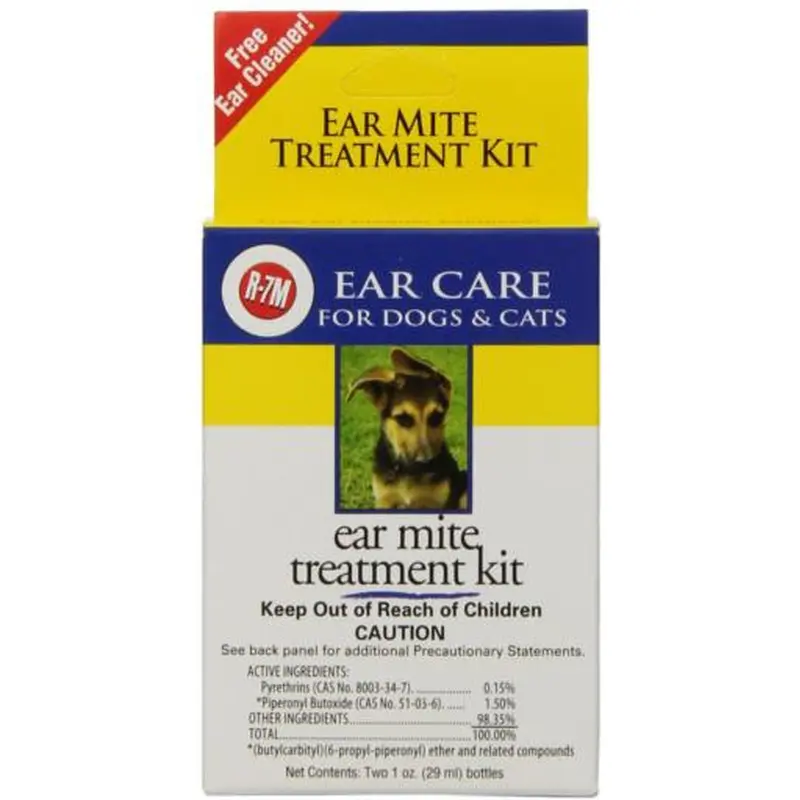 Miracle Care R-7 Ear Mite Kit 1 oz 
