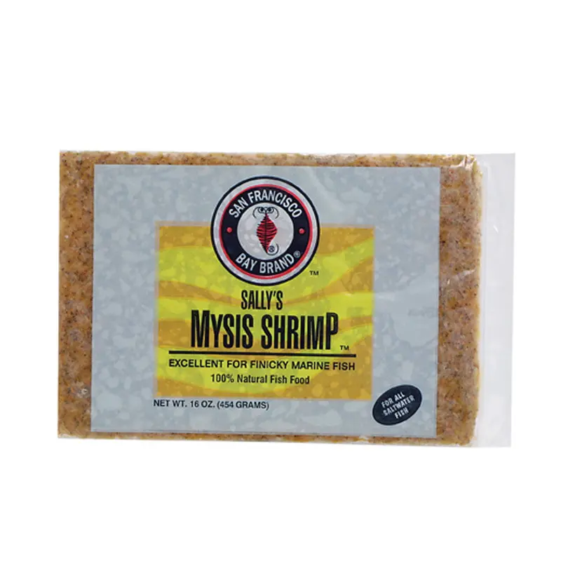 San Francisco Mysis Shrimp Frozen Fish Food 16 oz SD-5