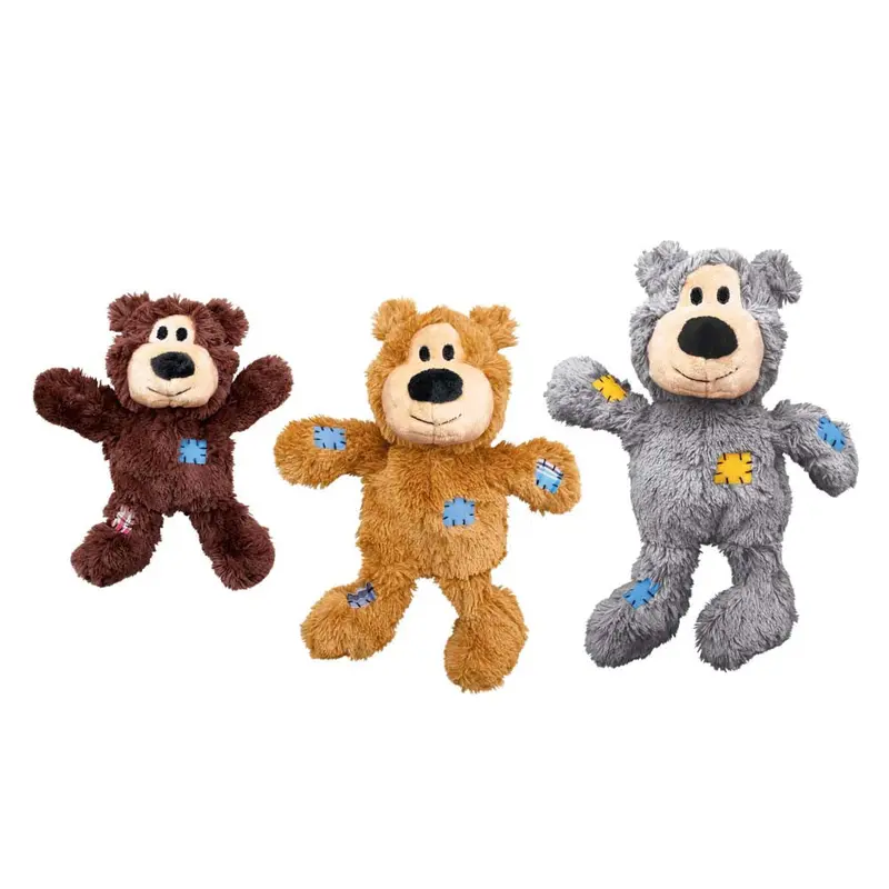 KONG Wild Knots Bear Dog Toy Assorted - 1 Unit -  MD/LG