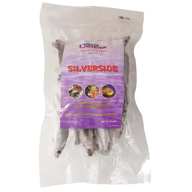 Ocean Nutrition Silversides Frozen Fish Food 8 oz SD-5