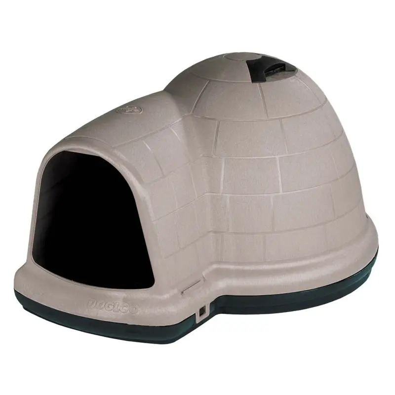 Petmate Indigo Dog House Taupe/Black LG