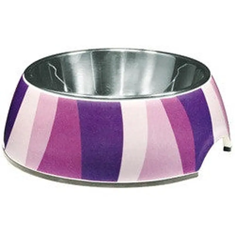Hagen Dogit Style Bowl Purple Wild Stripes Small 73722{