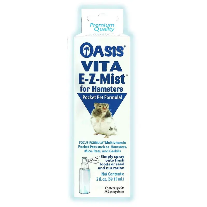 Oasis VITA E-Z-Mist Multivitamin Spray for Hamster & Pocket Pets 2 fl. oz