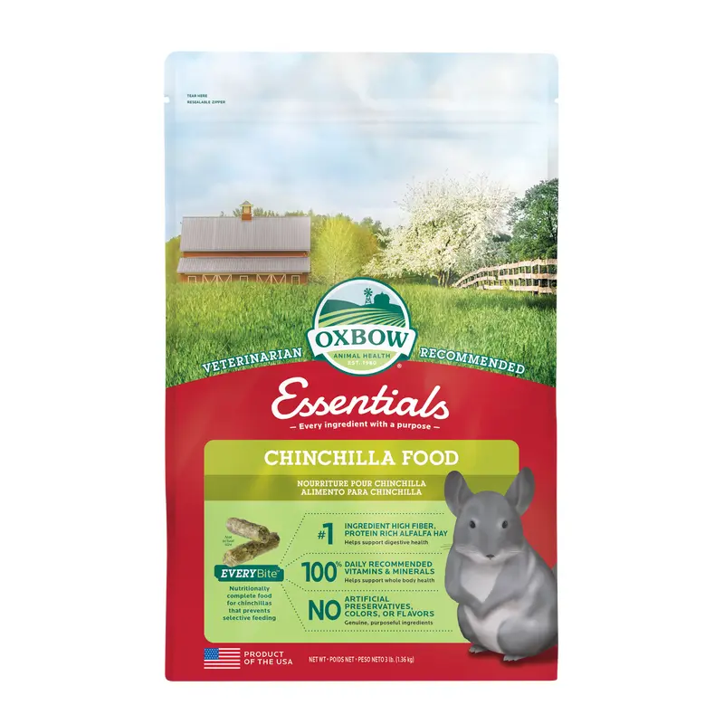 Oxbow Animal Health Essentials Chinchilla Food 3lb