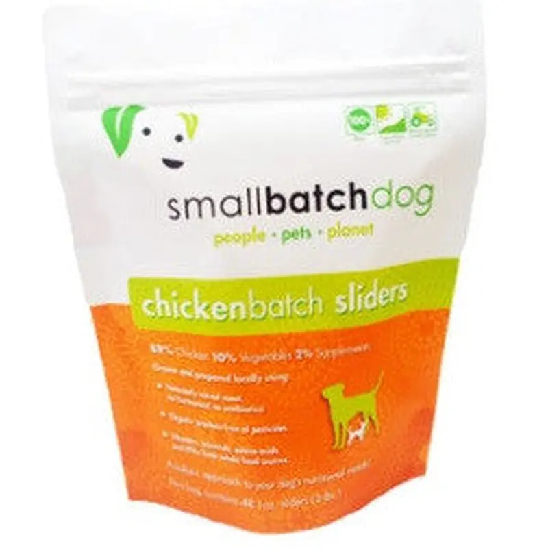 Small Batch Dog Frozen Chicken Sliders 3lb 