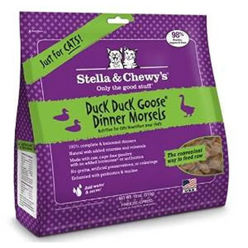 Stella & Chewy's 18 oz. Freeze-Dried Duck Duck Goose Dinner for Cats 