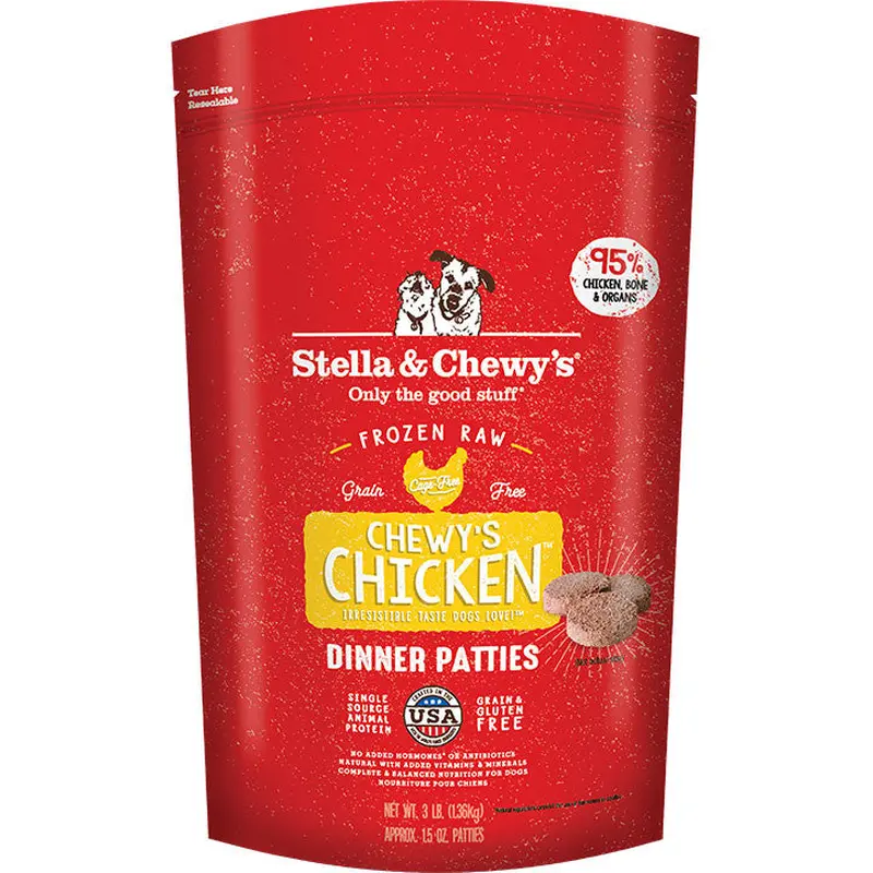 S&c Chwy's frozen Ckn Dog 3 Lb 