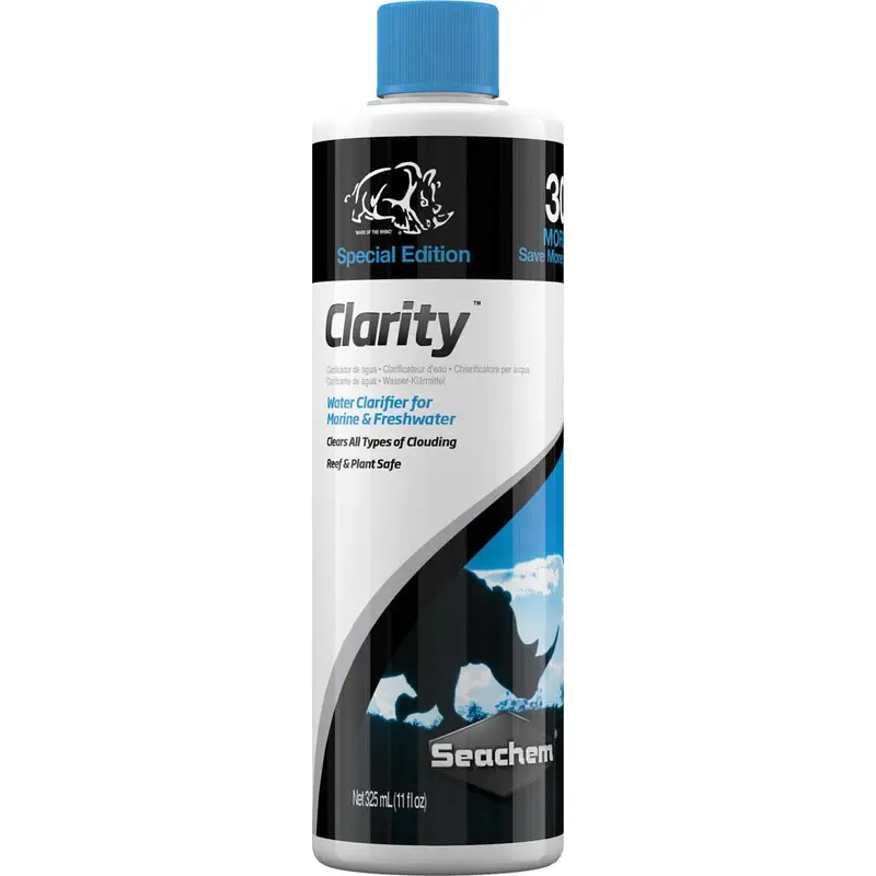 Seachem Clarity Ultimate Water Clarifier 325ml/11oz BONUS SIZE
