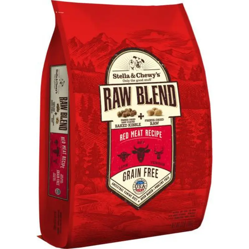 Stella & Chewy's Raw Blend Red Meat Recipe Kibble 22lb 