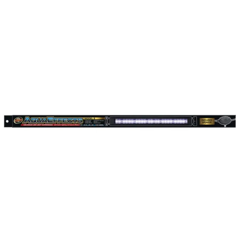 Zoo Med AquaEffects Model 2 LED Light Fixture Black 48 in