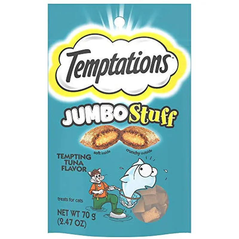 Whiska Temptations Jumbo Stuff Tempting Tuna Cat Treats 12/2.47oz 
