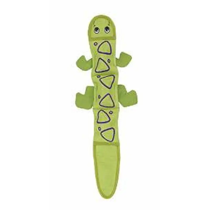 Kyjen Outward Hound Fire Biterz Lizard 3 Squeaker Green 