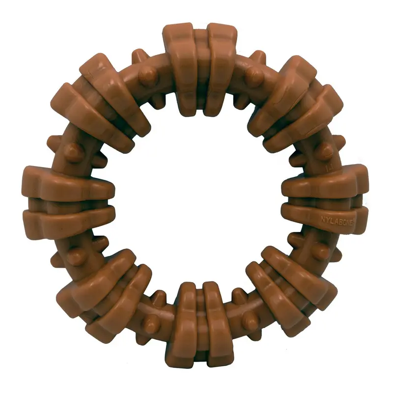 Nylabone Power Chew Textured Dog Chew Ring Toy Flavor Medley X-Large/Souper (1 Count)
