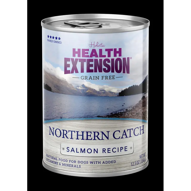 Health Extension Grain Free Northern Catch Salmon Recipe 12/12.5oz 