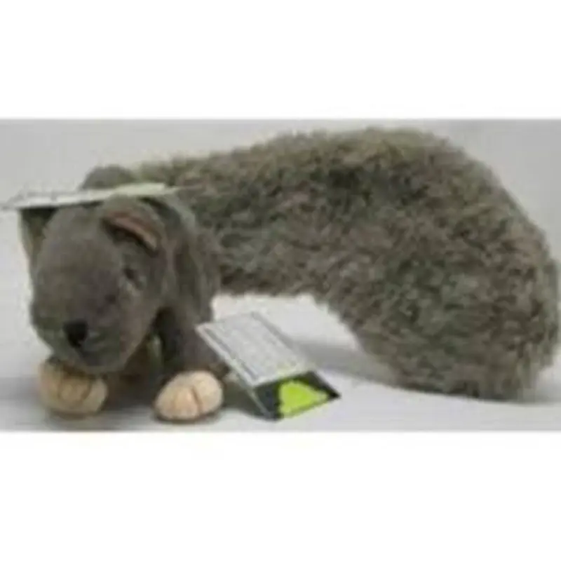 Hugglehounds Dog Big Feller Squirrel Gray 