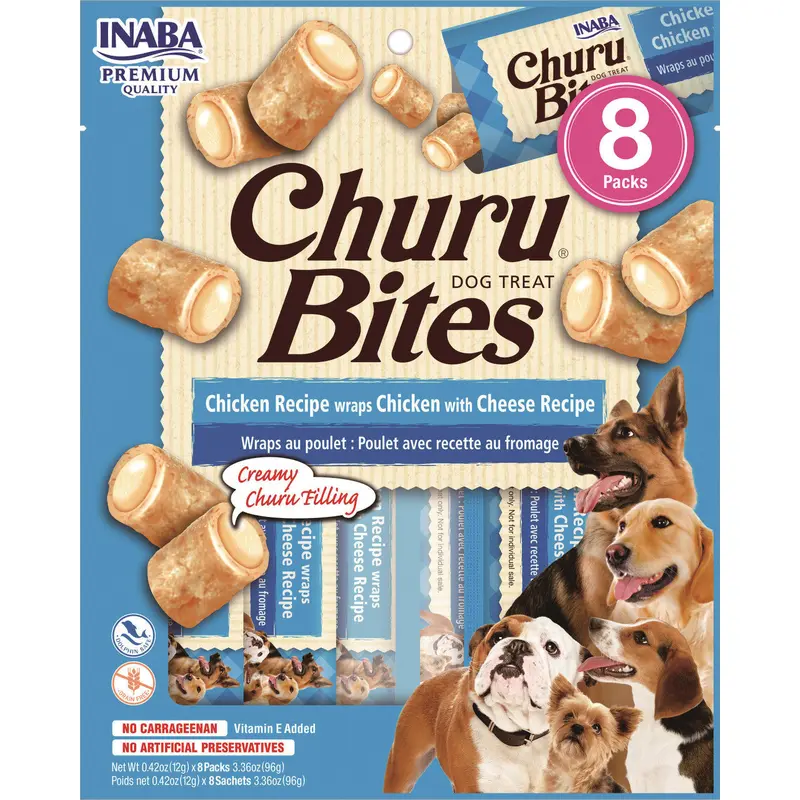 Inaba Churu Chicken Cheese Wrap Dog Treat 6 / 4.2 oz