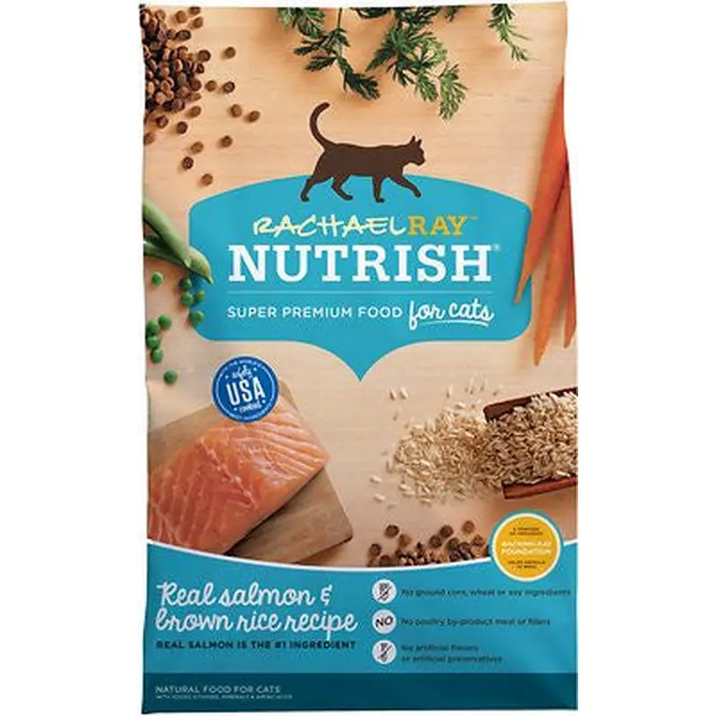 Rachael Ray Nutrish Peak Woodland Catch Salmon Brown Rice Recipe Cat 6 lb 