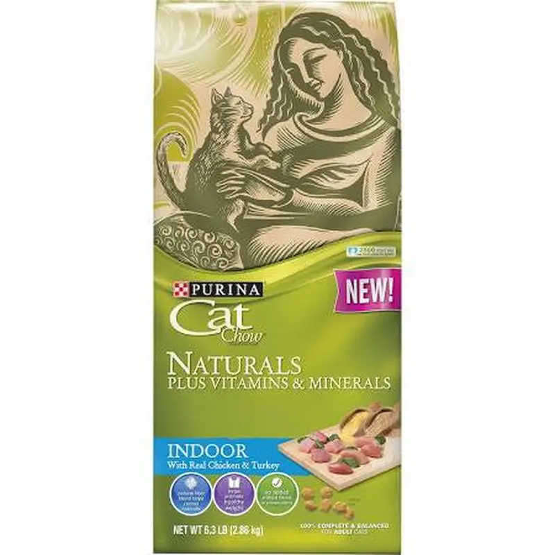 Cat Chow Natural Indoor 4/6.3lb