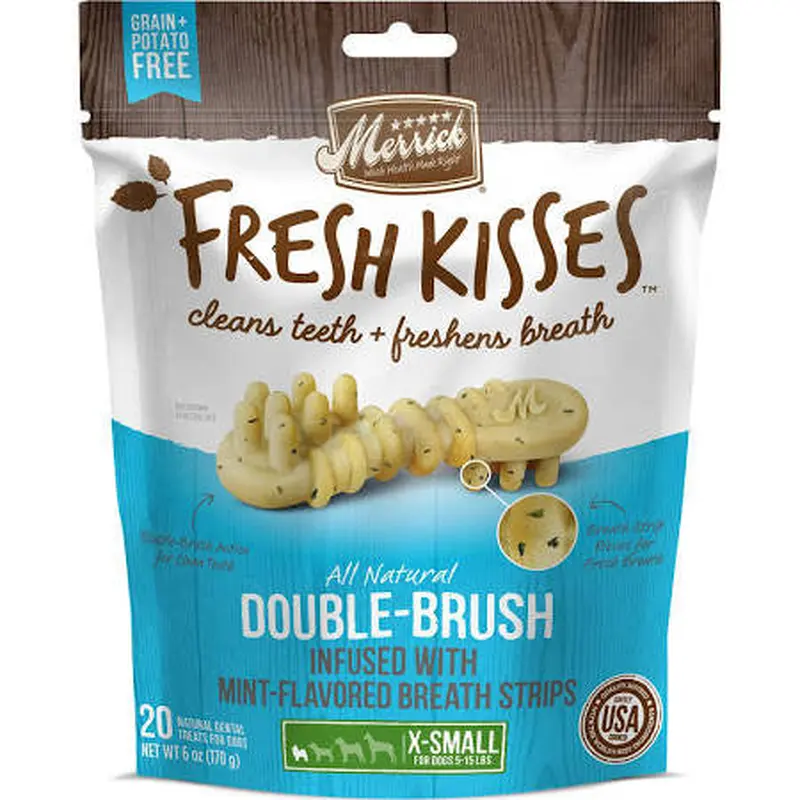 Merrick Fresh Kisses Xsmall Mint 20ct Bag 
