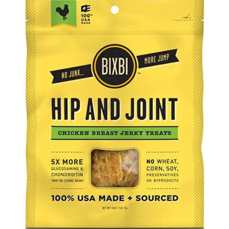 Bixbi Hip And Joint Chicken Breast Jerky Dog Treats-15-oz-