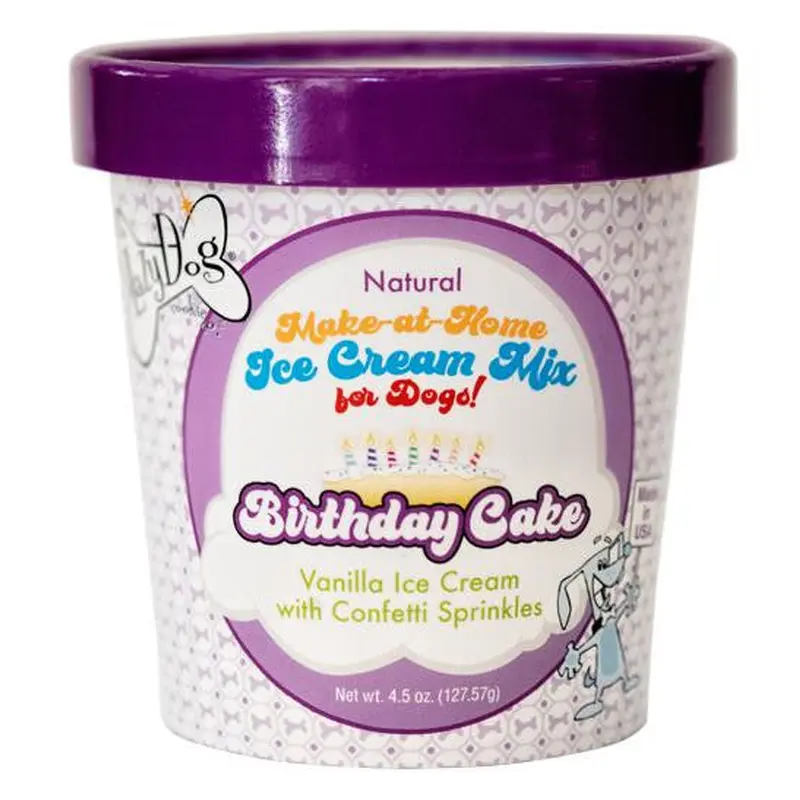 Lazy Dog Make at Home Ice Cream Mix Birthday Cake Flavor 4.5 oz