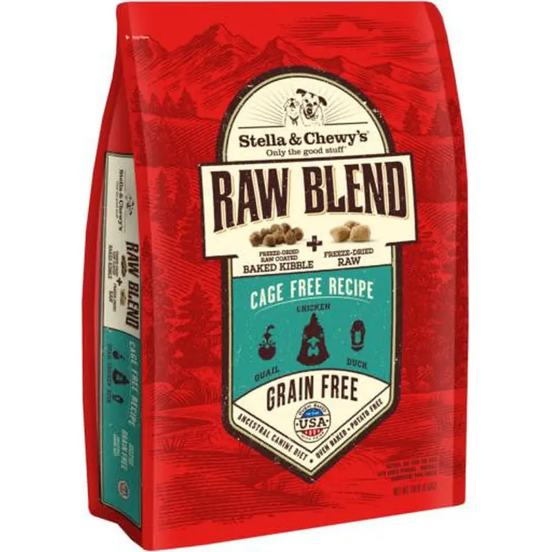 Stella & Chewy's Raw Blend Cage Free Recipe Kibble 10lb 