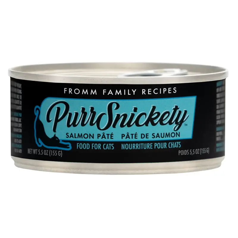 Fromm PurrSnickety Salmon Pate Canned Cat Food 5.5 oz