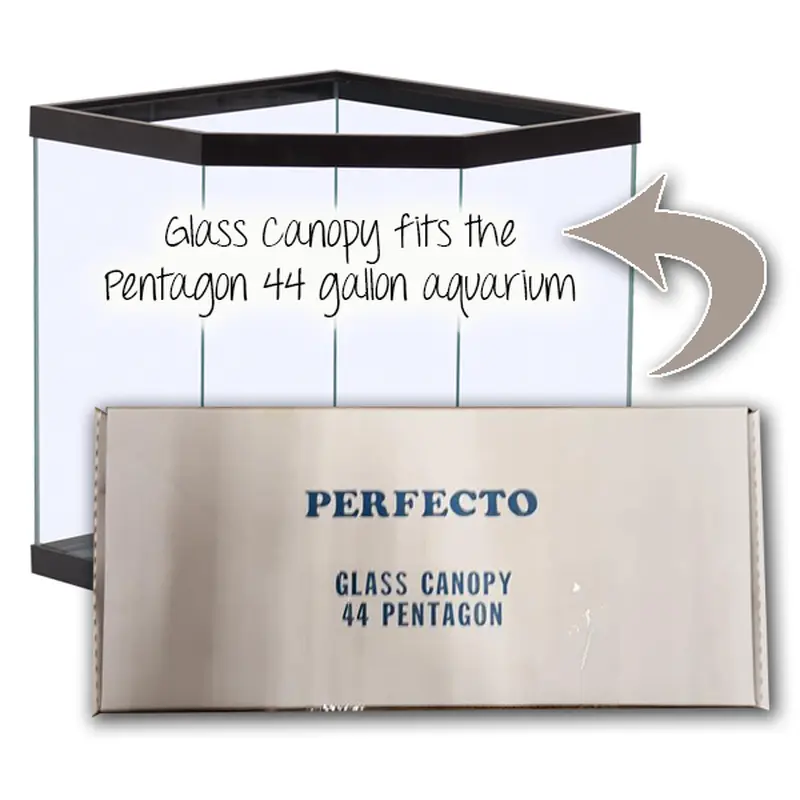Marineland Perfecto Glass Aquarium Lid 44 Pentagon