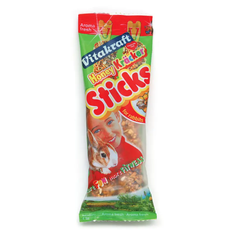 Vitakraft Crunch Sticks Rabbit Treats Whole Grains & Honey 4 oz 2 ct