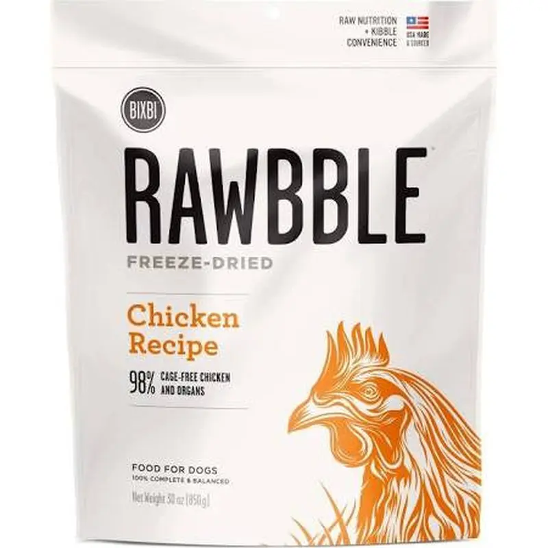 Bixbi Rawbble Dog Freeze Dried Chicken 14oz 
