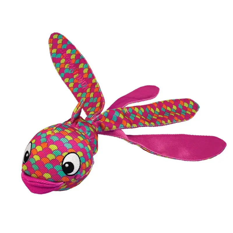 KONG Wubba Finz Dog Toy Pink LG