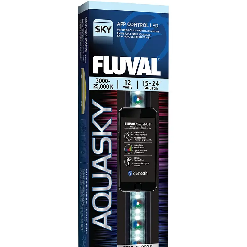Fluval AquaSky LED 2.0 (RGB+W), 12w 15-24"
