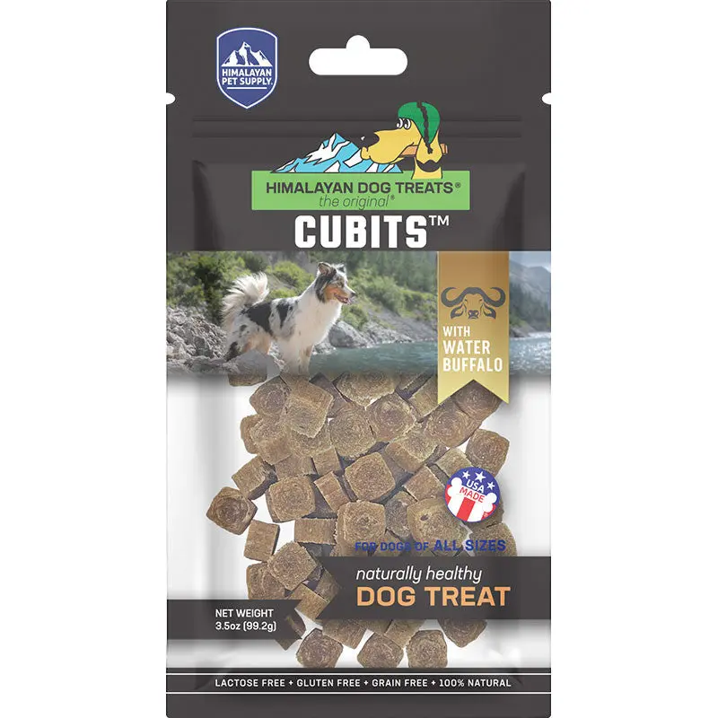 Himalayan Dog Chew Dog Cubits With Water Buffalo 3.5oz