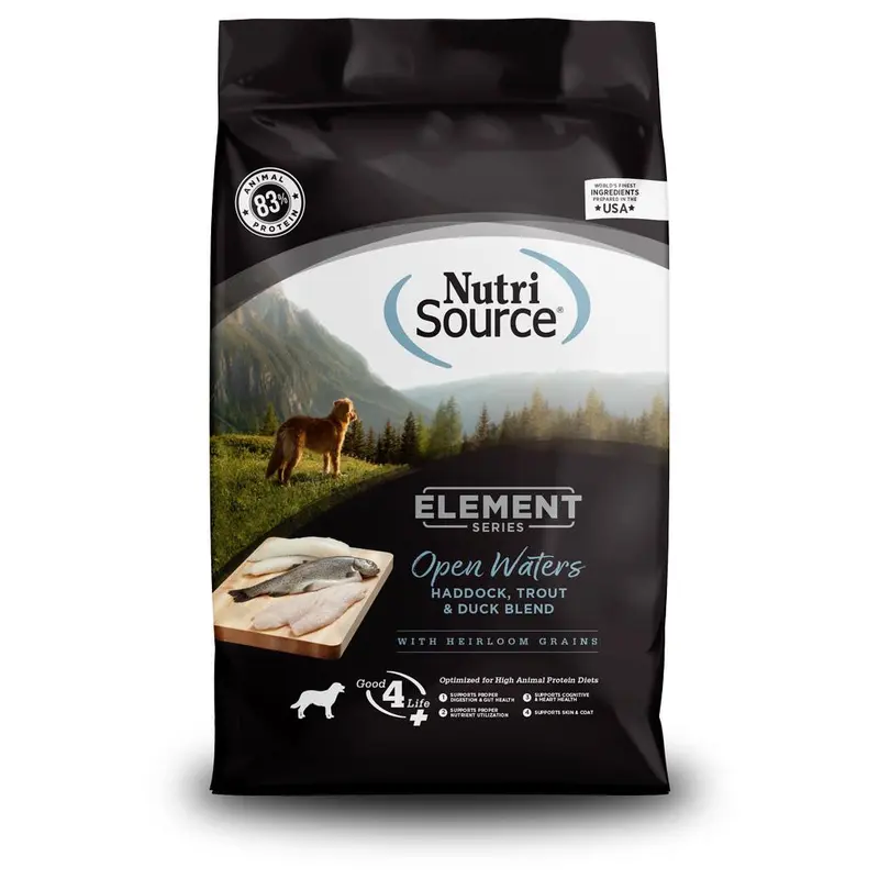 NutriSource Elements Series Open Waters Blend Dog Food 12 lb