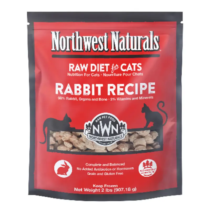 Nwnat Cat Frozen Rabbit 2 Lb 