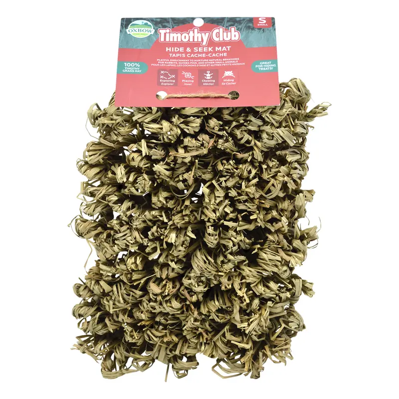 Oxbow Animal Health Timothy CLUB Hide & Seek Small Animal Mat SM
