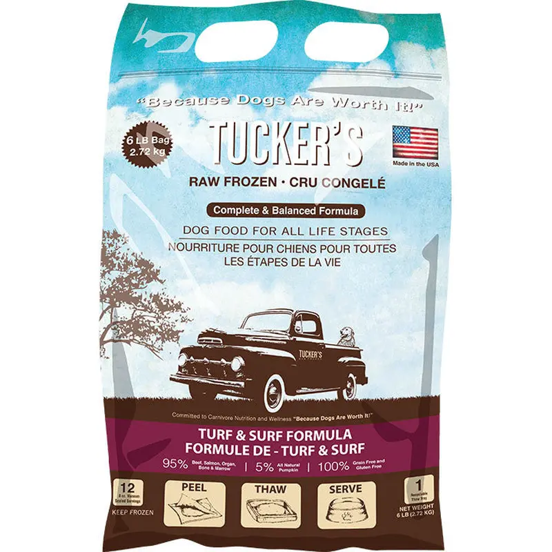 Tuckers Dog Frozen Complete Balance Surf & Turf 6lb SD-5 (DD)