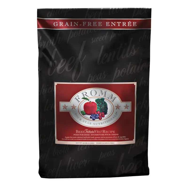 Fromm Four-Star Beef Frittata Veg Recipe Dog Food 26 lb