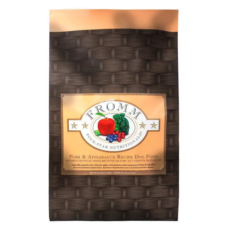Fromm Four-Star Pork & Applesauce Recipe Dog Food 26 lb