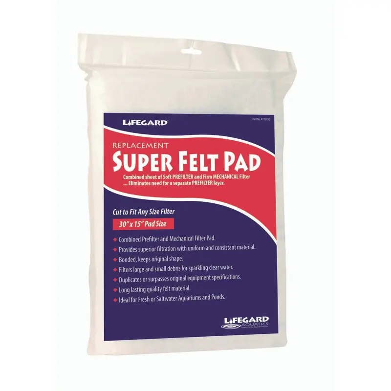 Lifegard Aquatics Bonded Filter Pad Blue 2 ft x 15 ft